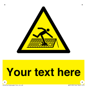 Custom Figure on Roof Sign